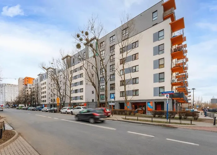 Jana Kazimierza 47 - 2 Rooms, 70m2, Balkon, Parking, Szybkie Wi-fi アパート ワルシャワ