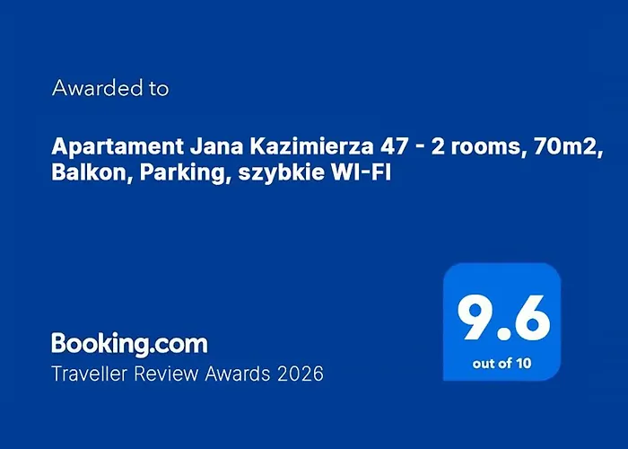 アパート Jana Kazimierza 47 - 2 Rooms, 70m2, Balkon, Parking, Szybkie Wi-fi ワルシャワ
